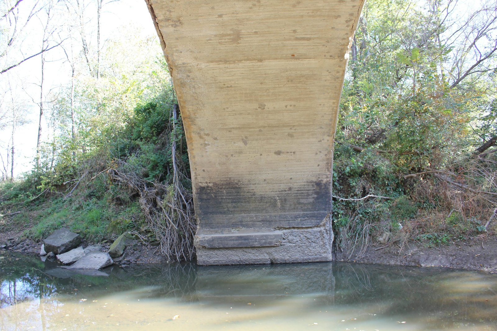 Under bridge